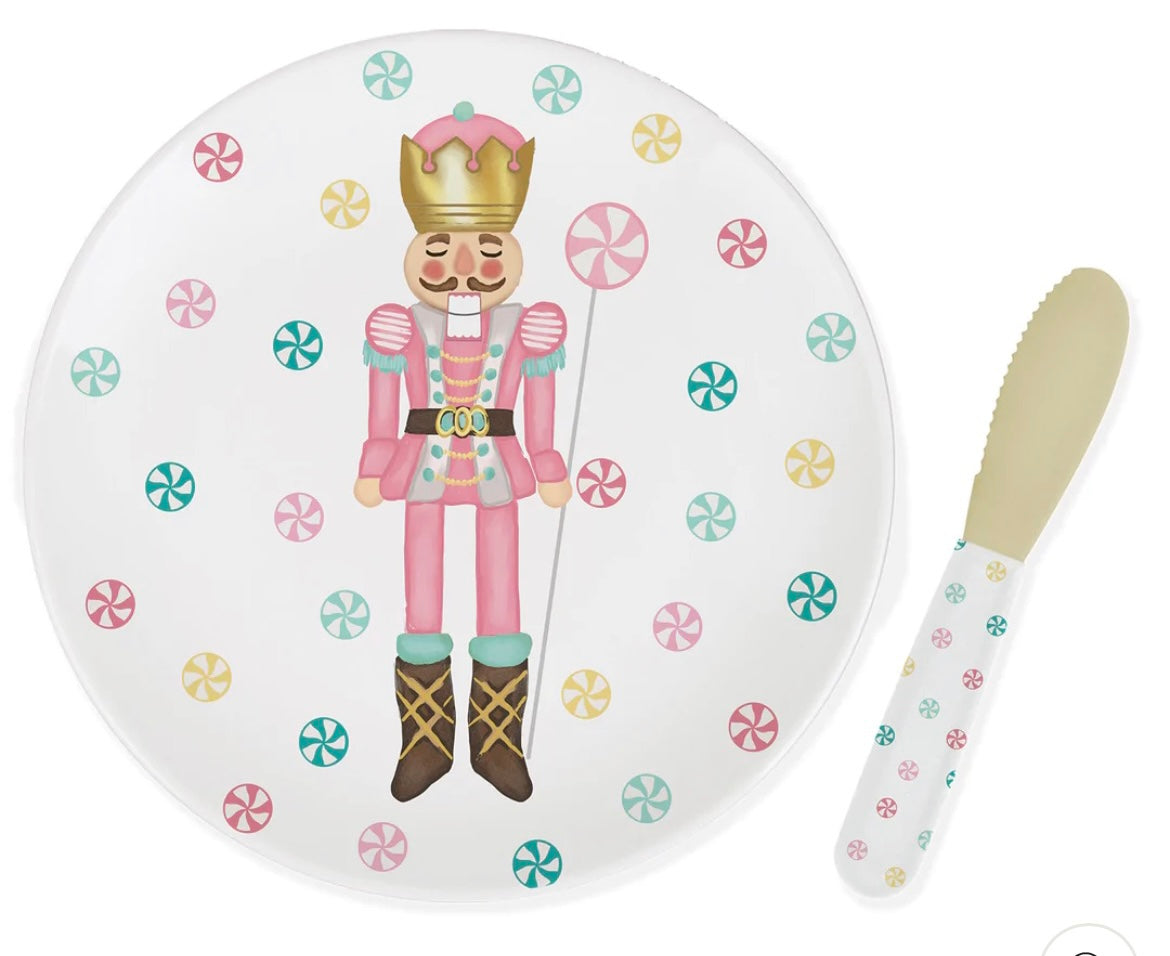 Nutcracker Serving Plate with Spreader