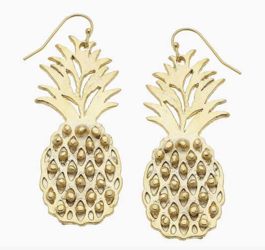 Pineapple Earrings Charleston