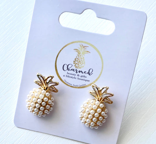 Pineapple Stud Earrings