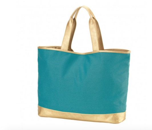 Teal Tote Bag