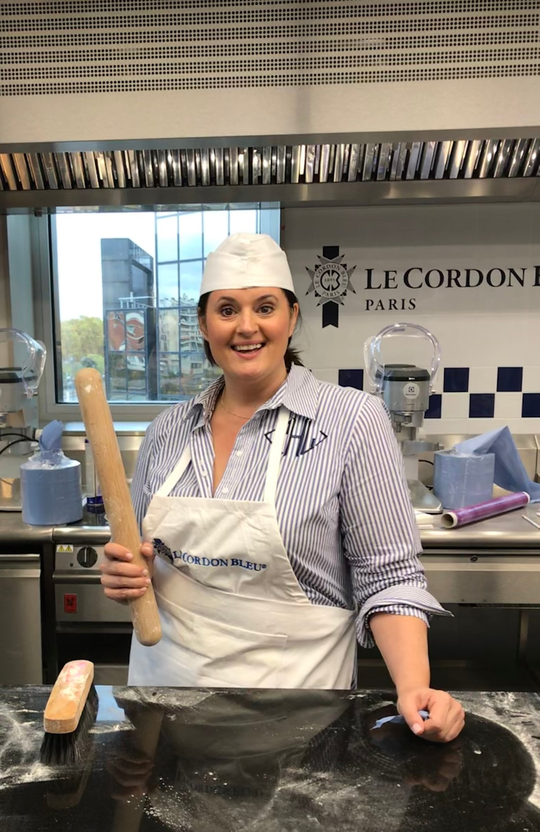 Travel...the only thing you buy that makes you richer. Me at Le Cordon Bleu Paris.
