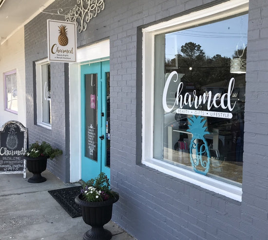 Shop online or in-store. Charmed Beauty & Gifts has gifts for all occasions. Monogramming too! Weddings, birthdays, baby showers. Our products from local Southern makers are always changing. 