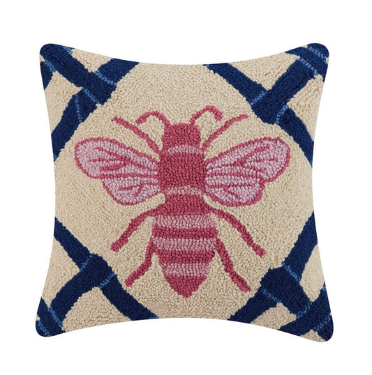 Pink Bee Pillow