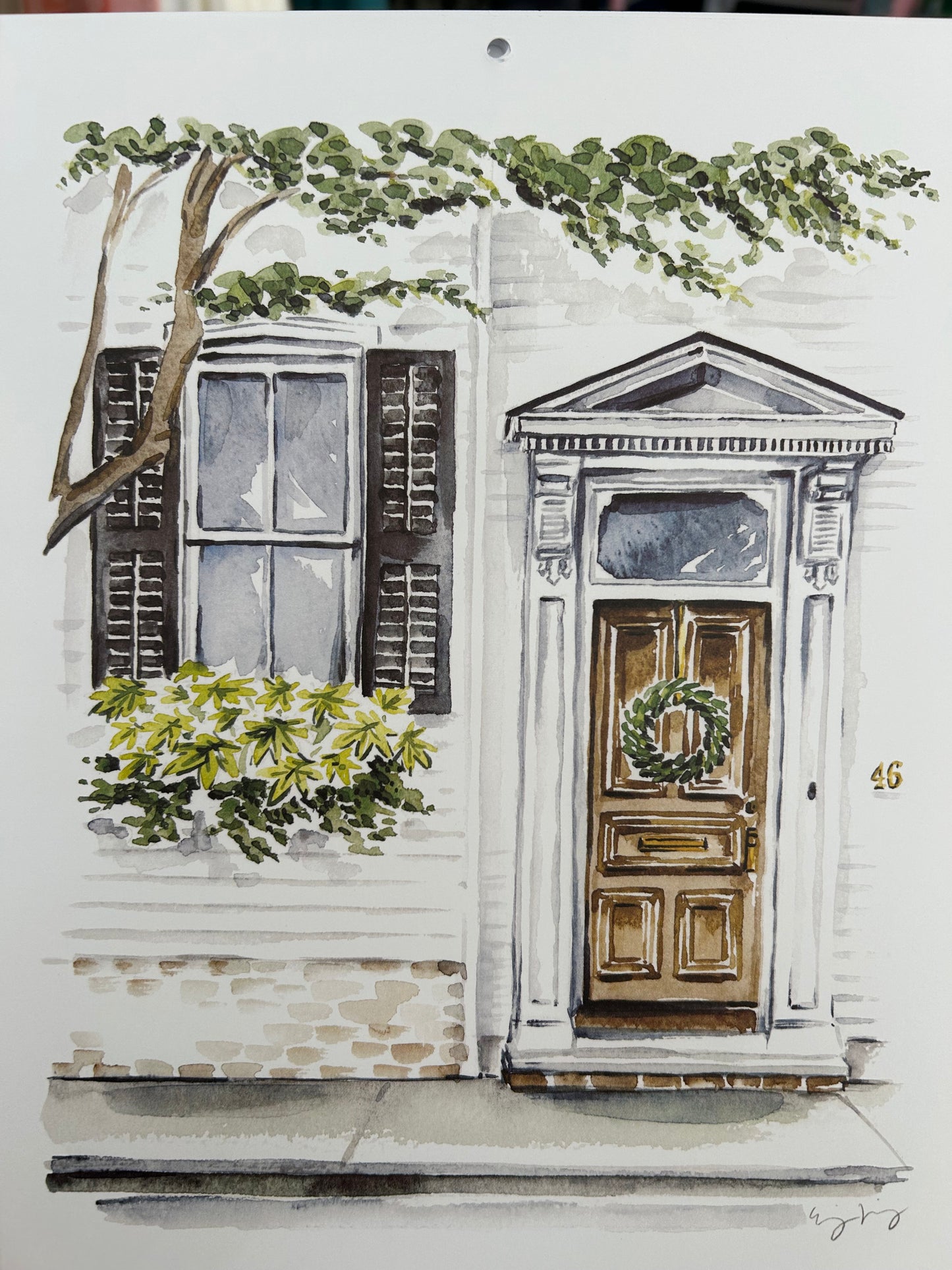 Charleston Flower Box 2026 Wall Calendar