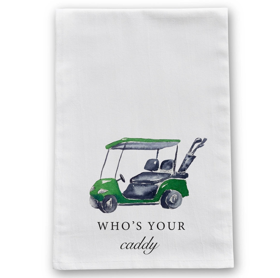 Who's Your Caddy Kitchen Towel