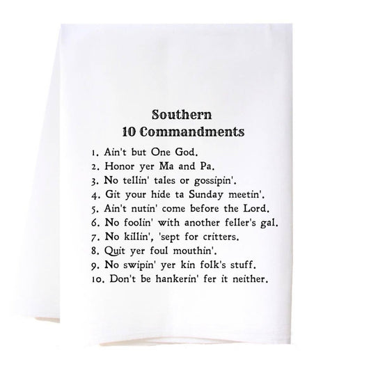 Southern 10 Commandments