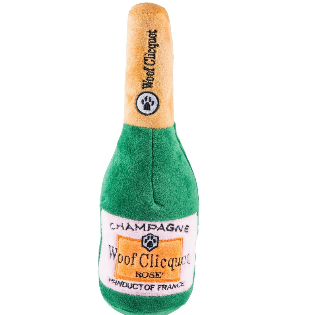 Woof Cliquot Champagne Bottle