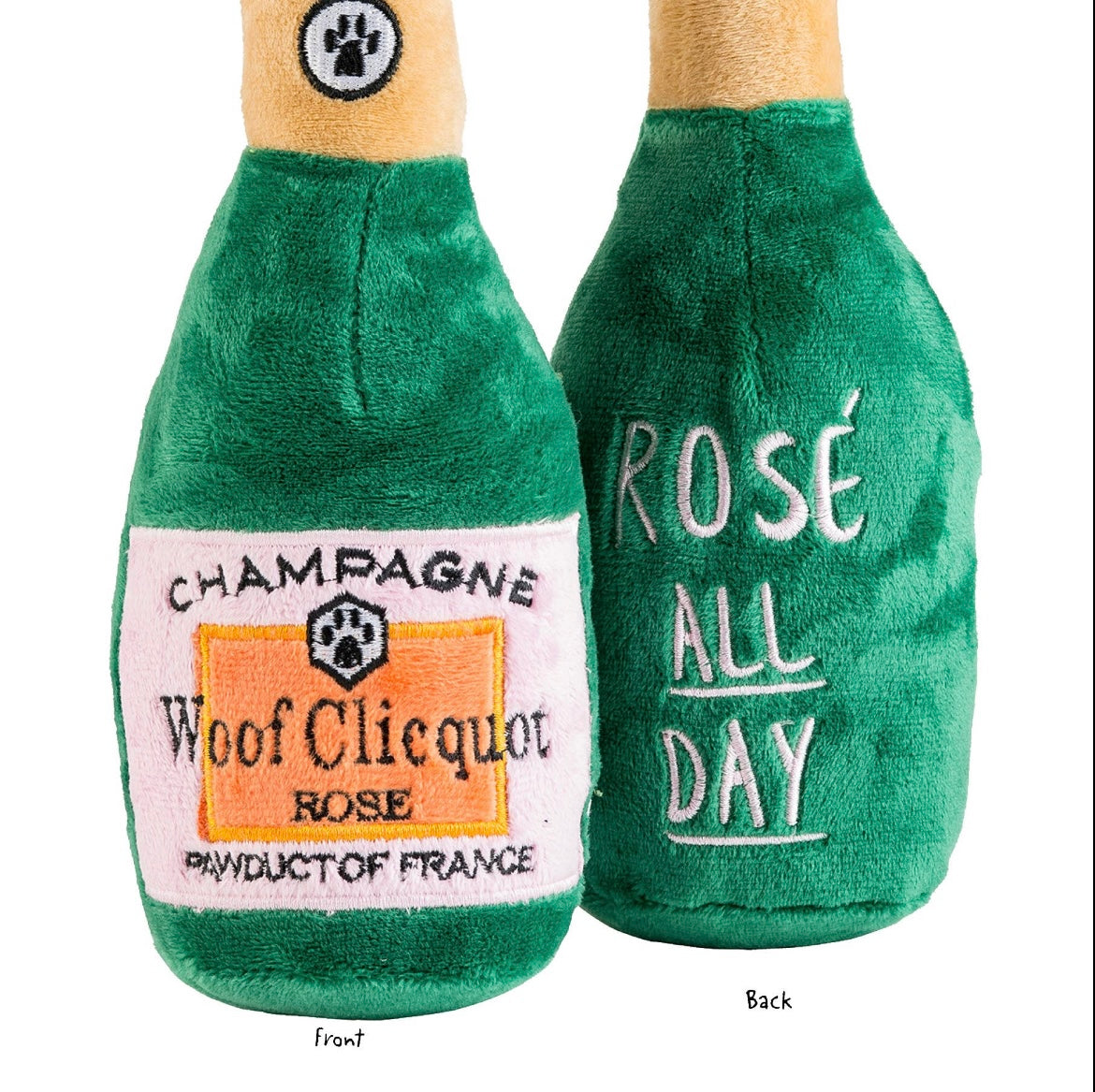 Woof Cliquot Champagne Bottle
