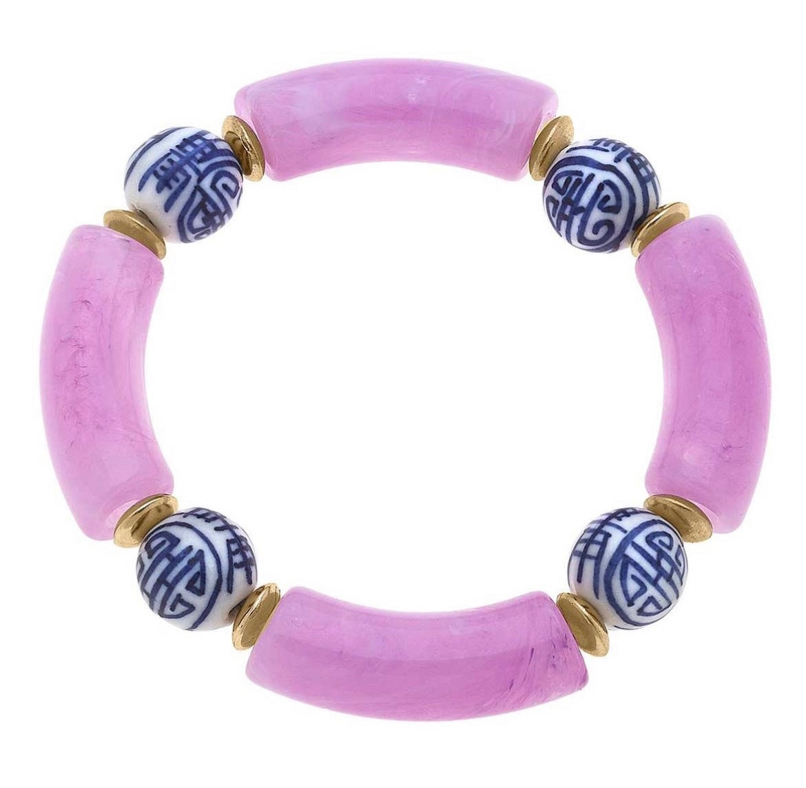 Chinoserie Bracelet/Lavender