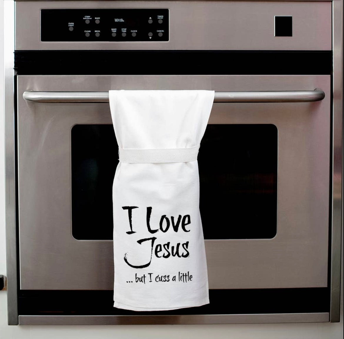 I Love Jesus Kitchen Towel